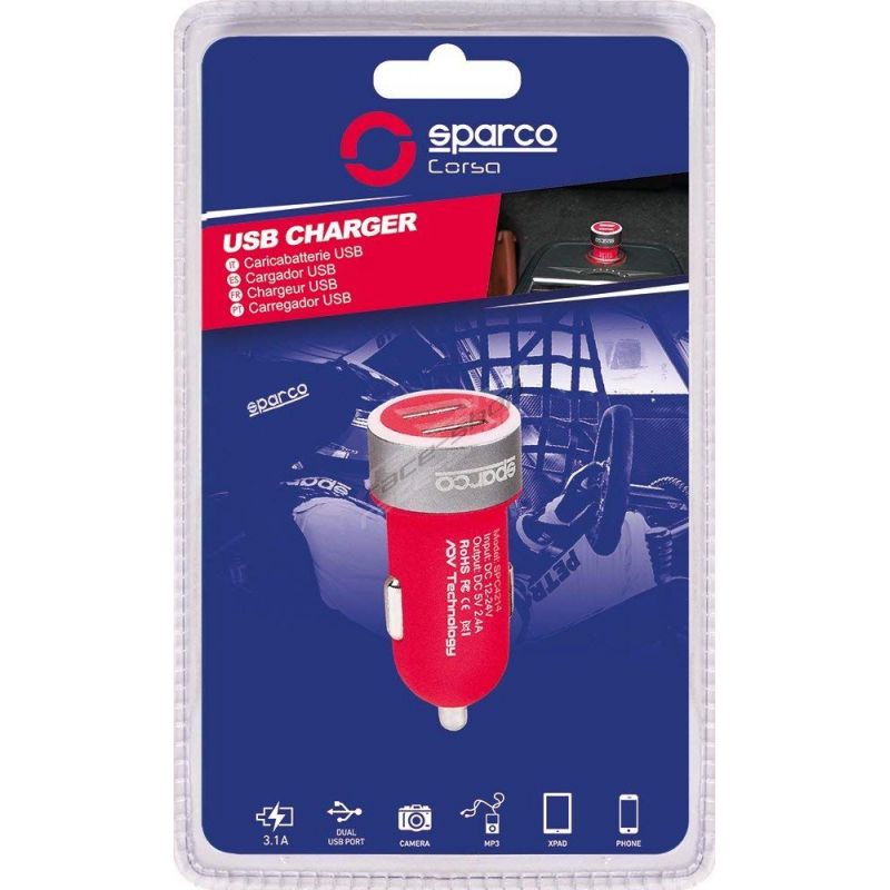 Sparco Corsa USB dupli punjac